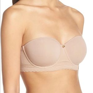 Natori strapless bra nude 36DDD